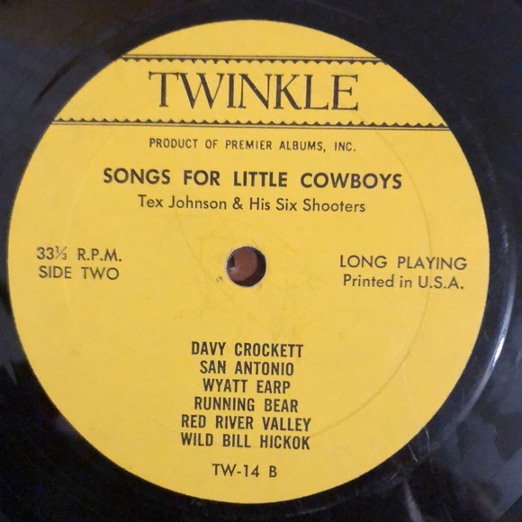 Songs For Little Cowboys Vinyl Lp - Picture 5 of 7